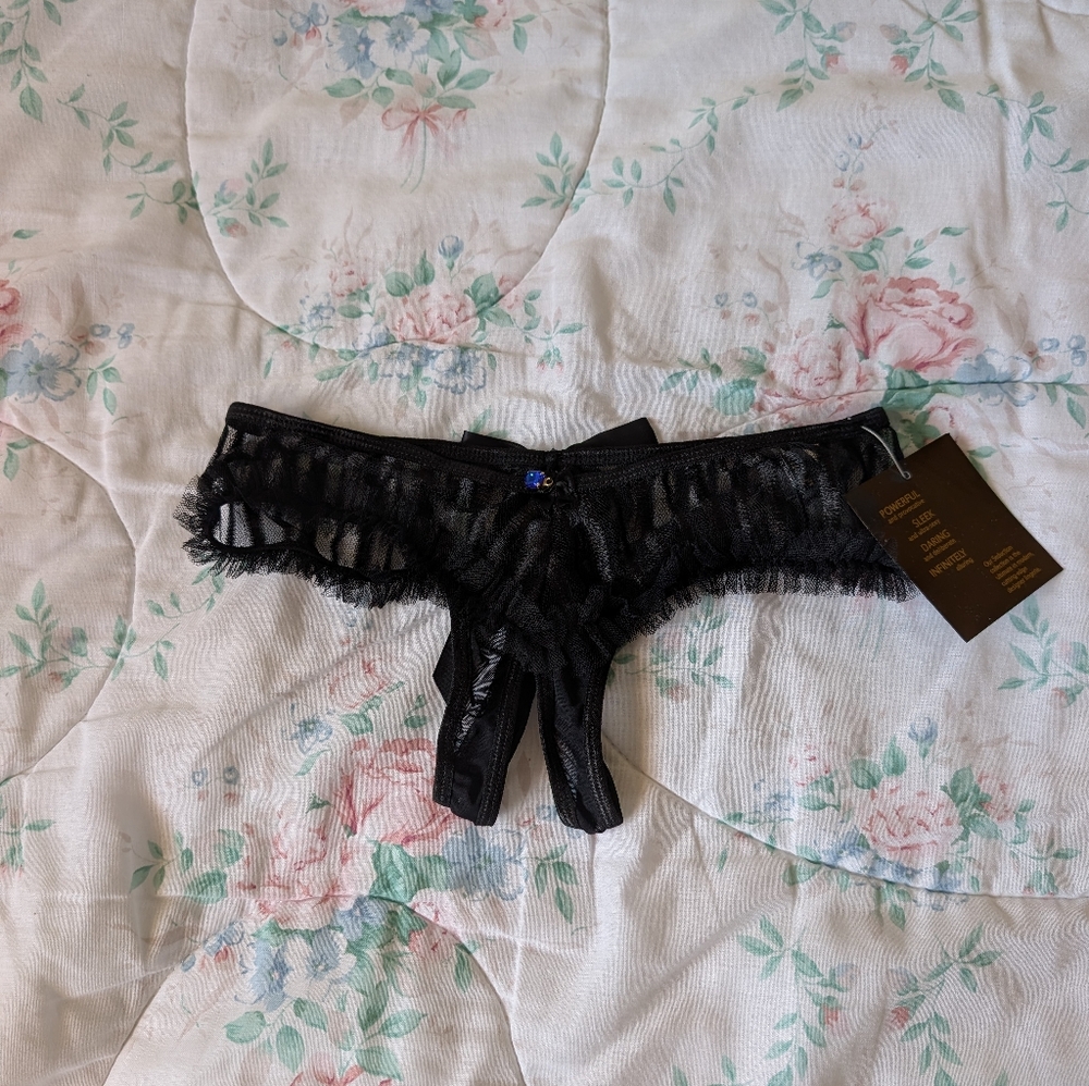 NWT Frederick's Of Hollywood Crotchless Panty